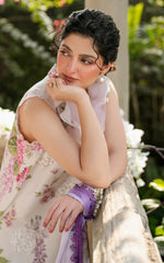 Morning Dew - GKL-14 | 3Pc Unstitched Suit Embroidered Summer Gulkari By Asifa Nabeel
