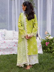 3-PC Unstitched Embroidered & Printed Khaddar Gardenia By Mahnur | GR-03