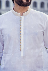 GZ-1403 | Semi-Stitched Summer White Series By Riwaj Men Swear