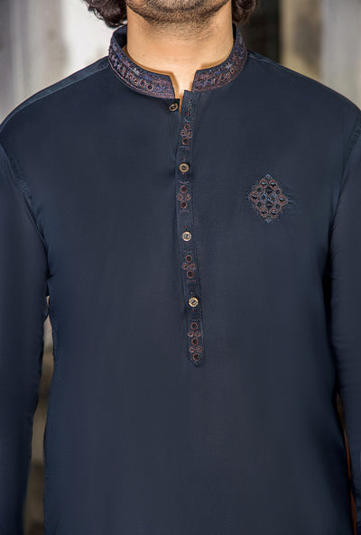 GZ-1440 | Semi-Stitched Summer Black & Blue Series By Riwaj Men Swear ...