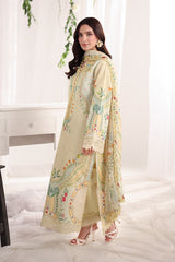 Georgia | 3Pc Unstitched Suit Summer Embroidered Edit '26 Nova By Rang Rasiya