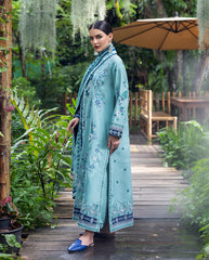 3-PC Unstitched Embroidered Karandi Symphony By Mushq | Glided Hour