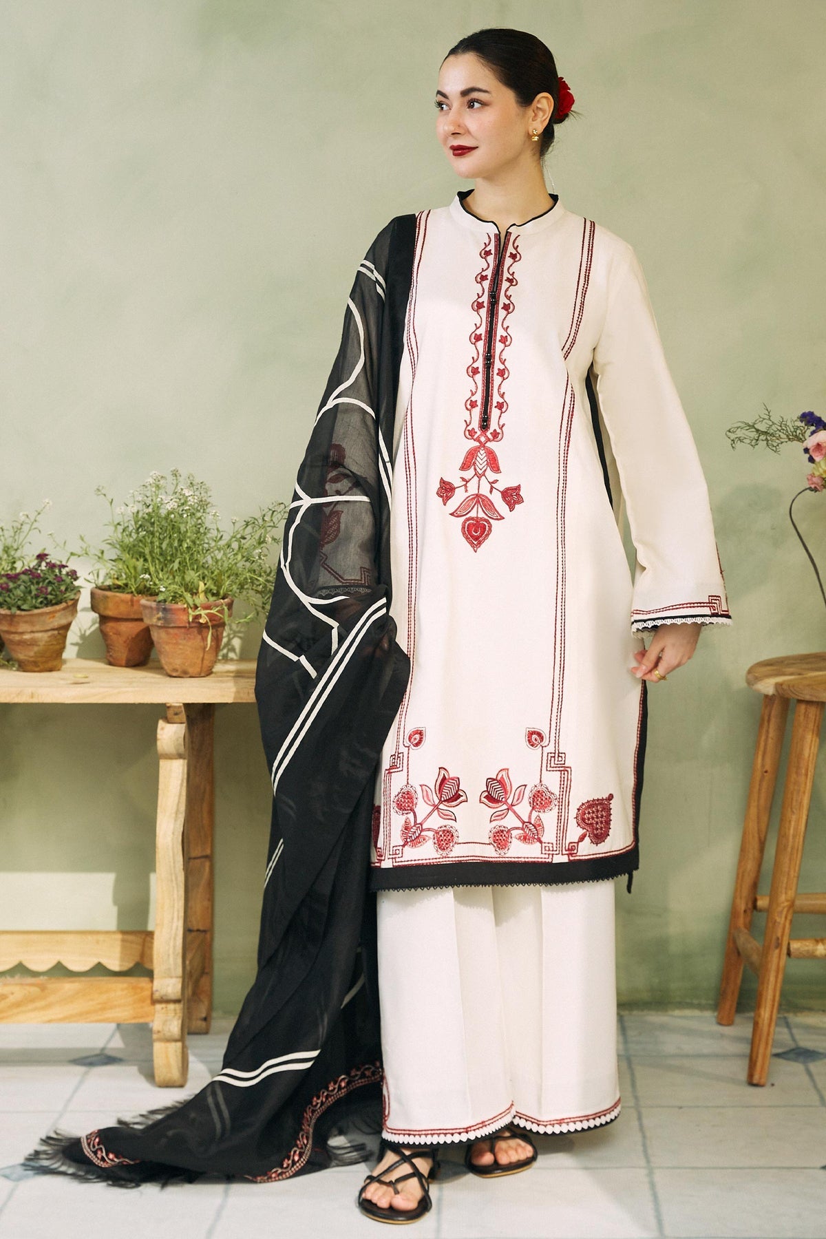 GUL MOHAR-3A | 3Piece Unstitched Coco Lawn By Zara Shahjahan