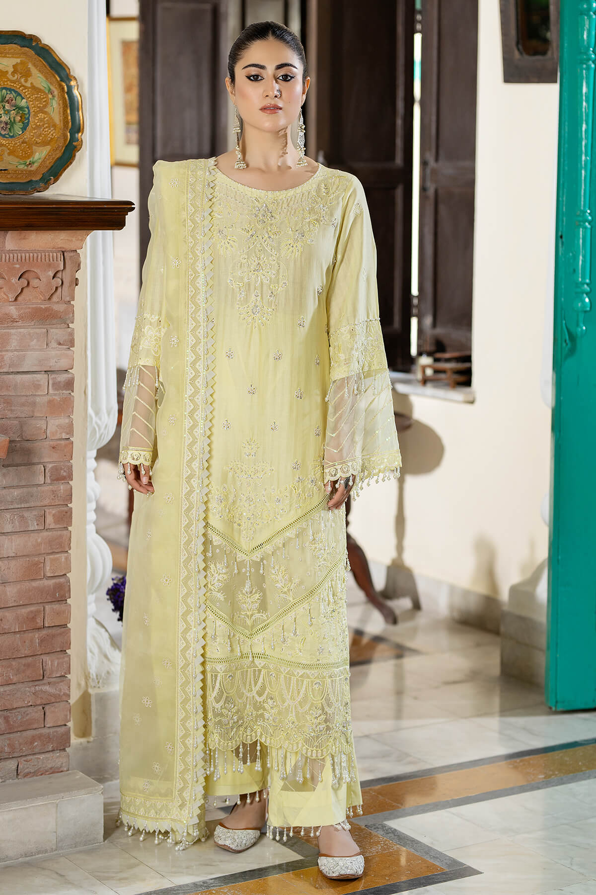 HL-20 Sunbul | 3PC Unstitched Suit Luxury Lawn Kimora By Raeesa Premium