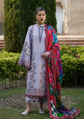 3-PC Unstitched Embroidered Lawn Nirmal By Hussain Rehar | Inaya