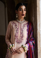 3-PC Unstitched Embroidered Lawn Nirmal By Hussain Rehar | Lehr