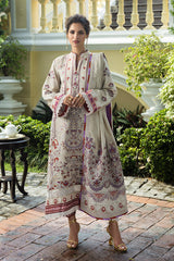 Levana | 3Pc Unstitched Suit Jacquard Lawn 25 Seraph By Mushq