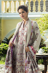 Levana | 3Pc Unstitched Suit Jacquard Lawn 25 Seraph By Mushq