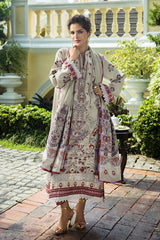 Levana | 3Pc Unstitched Suit Jacquard Lawn 25 Seraph By Mushq