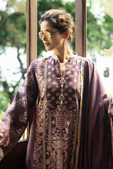 Narissa | 3Pc Unstitched Suit Jacquard Lawn 25 Seraph By Mushq