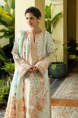 Amalthea | 3Pc Unstitched Suit Jacquard Lawn 25 Seraph By Mushq
