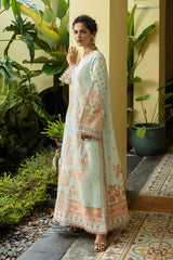 Amalthea | 3Pc Unstitched Suit Jacquard Lawn 25 Seraph By Mushq