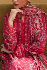 Unstitched 3-PC Embroidered Lawn Satori by Zara Shahjahan HIKARI - 7A