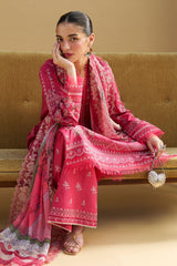 Unstitched 3-PC Embroidered Lawn Satori by Zara Shahjahan HIKARI - 7A