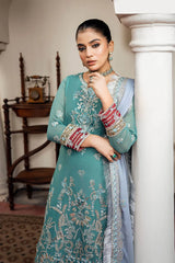 I-211 Nikhat | 3Pc Unstitched Suit Winter Luxury Chiffon Sitarah By Imrozia Premium