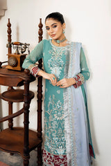 I-211 Nikhat | 3Pc Unstitched Suit Winter Luxury Chiffon Sitarah By Imrozia Premium