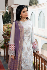 I-215 Zia | 3Pc Unstitched Suit Winter Luxury Chiffon Sitarah By Imrozia Premium