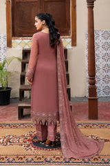 I-216 Parnoor | 3Pc Unstitched Suit Winter Luxury Chiffon Sitarah By Imrozia Premium