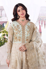 3-PC Unstitched Embroidered Sajal Bridal By Imrozia Serene | Afsanay