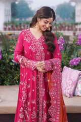 3-PC Unstitched Embroidered Sajal Bridal By Imrozia Serene | Rang-e-Husn
