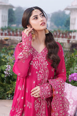 3-PC Unstitched Embroidered Sajal Bridal By Imrozia Serene | Rang-e-Husn