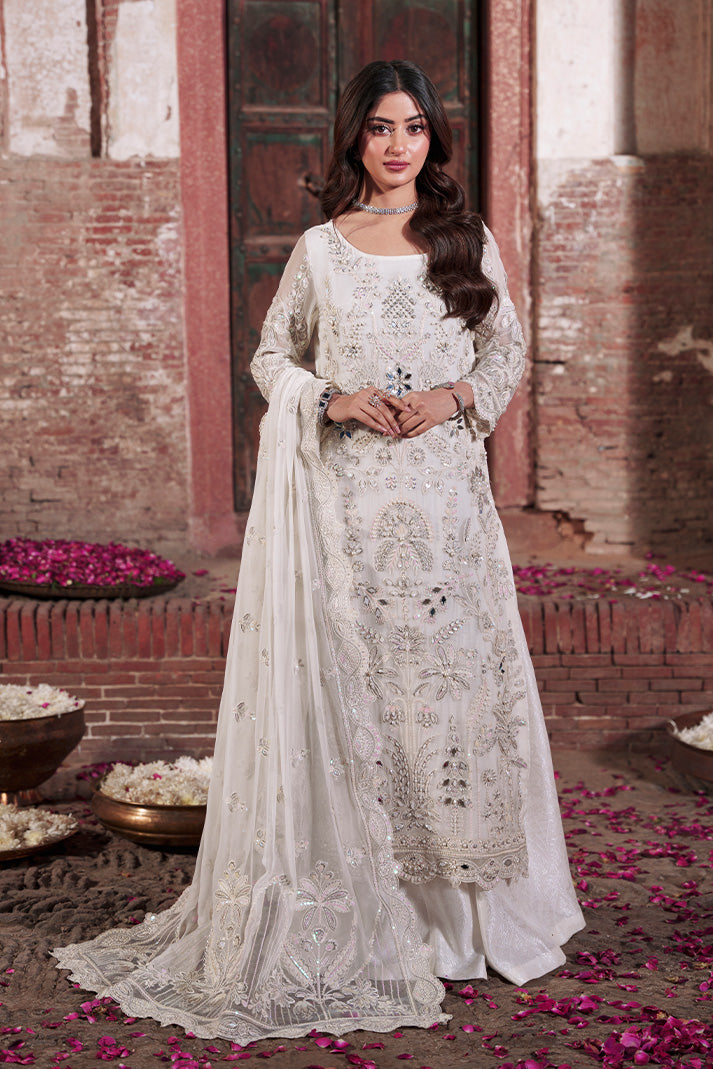 3-PC Unstitched Embroidered Sajal Bridal By Imrozia Serene | Safina