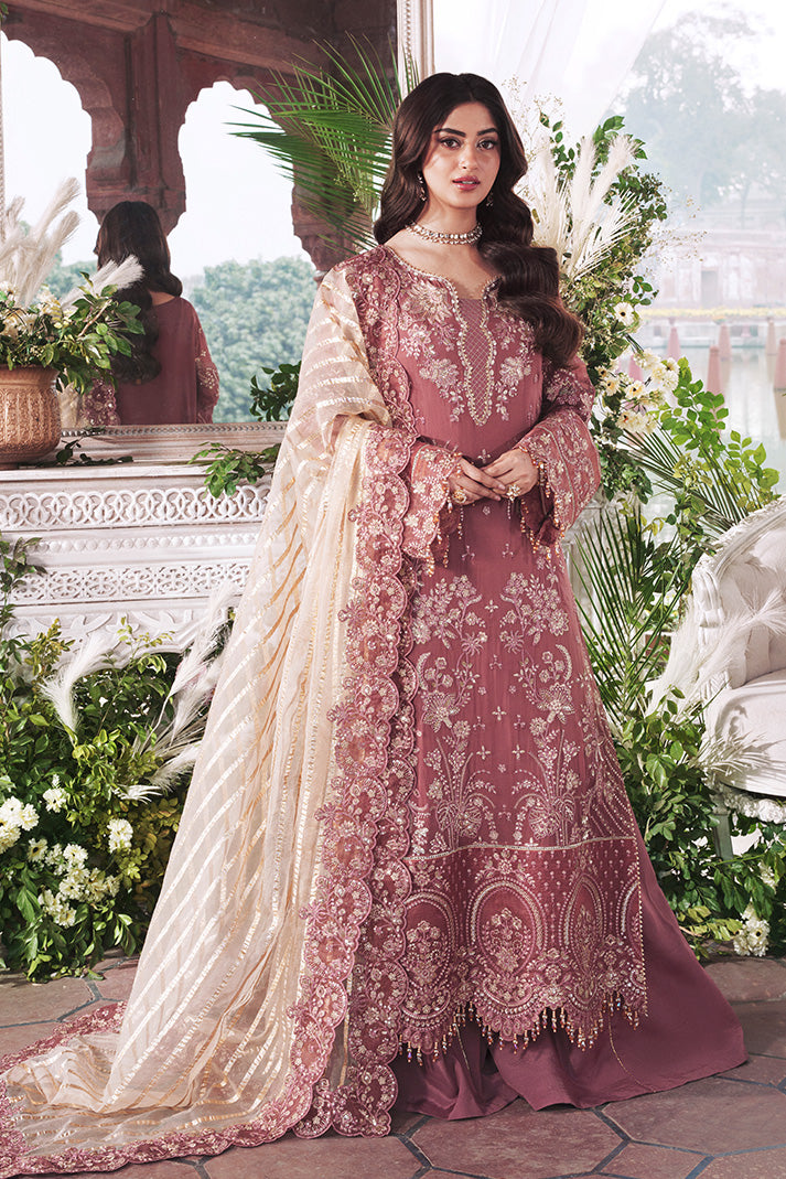 3-PC Unstitched Embroidered Sajal Bridal By Imrozia Serene | Zameen