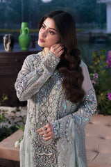 3-PC Unstitched Embroidered Sajal Bridal By Imrozia Serene | Chamak