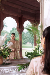3-PC Unstitched Embroidered Sajal Bridal By Imrozia Serene | Meherbano