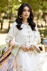 IPL - 03 Zebaish | 3PC Unstitched Lawn Collection Jaan e Ada By Imrozia Premium