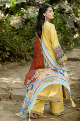 IPL - 06 Tabassum | 3PC Unstitched Lawn Collection Jaan e Ada By Imrozia Premium