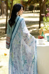 IPL - 09 Gul | 3PC Unstitched Lawn Collection Jaan e Ada By Imrozia Premium