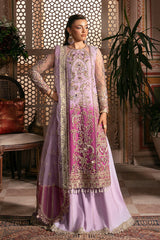 3-PC Unstitched Embroidered Handmade Embelishment Bridal Collection By Imrozia Serene | IB-49