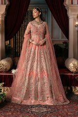 3-PC Unstitched Embroidered Handmade Embelishment Bridal Collection By Imrozia Serene | IB-50