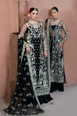 3-PC Unstitched Embroidered Handmade Embelishment Bridal Collection By Imrozia Serene | IB-52