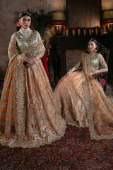 3-PC Unstitched Embroidered Handmade Embelishment Bridal Collection By Imrozia Serene | IB-56