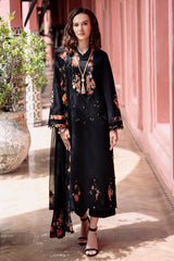 RM5-02 | 3Pc Unstitched Suit Embroidered Collection Vol-01 Reem By Charizma