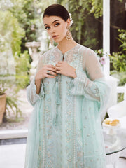 Saad Shaikh Ella Unstitched Embroidered Luxury Chiffon 3Pc Suit DSG-01