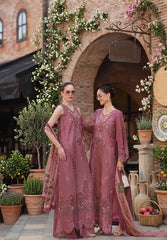 3-PC Unstitched Embroidered Lawn Schiffli Laserkari By Saadia Asad | D1