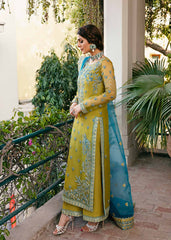 3-PC Unstitched Embroidered Hand Embellished By Akbar Aslam | Davina