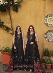 3-PC Unstitched Embroidered Lawn Schiffli Laserkari By Saadia Asad | D5