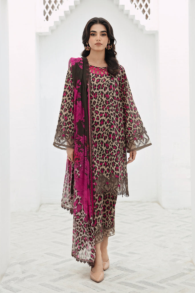 CRB4-05 | 3-PC Unstitched Printed Lawn with Rang-E-Bahar By Charizma