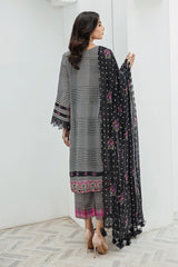 CRB4-06 | 3-PC Unstitched Printed Lawn with Rang-E-Bahar By Charizma