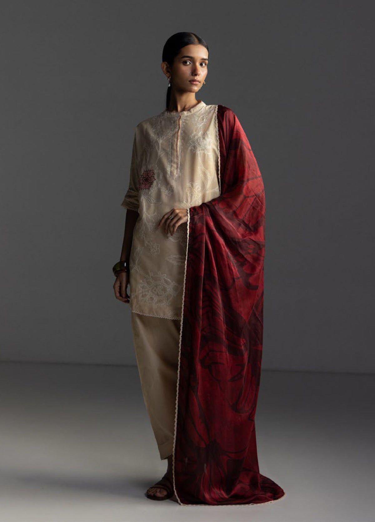 3-PC Unstitched Emroidered Lawn Coco By Zara Shahjahan | ISLA-4A