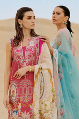 3-PC Unstitched Embroidered Luxury Lawn By Saira Rizwan | ZUMAR