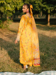 IVY-01 | 3Pc Unstitched Suit Printkari Lawn IVY Bloom By Parishay