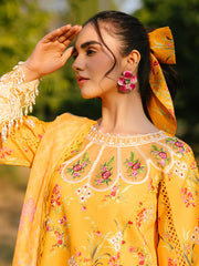 IVY-01 | 3Pc Unstitched Suit Printkari Lawn IVY Bloom By Parishay