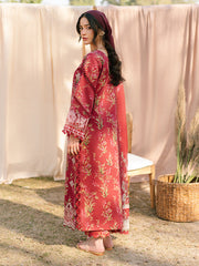IVY-02 | 3Pc Unstitched Suit Printkari Lawn IVY Bloom By Parishay