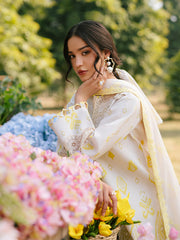 IVY-03 | 3Pc Unstitched Suit Printkari Lawn IVY Bloom By Parishay