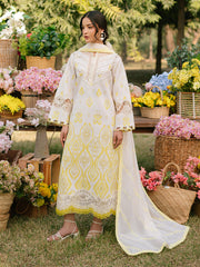 IVY-03 | 3Pc Unstitched Suit Printkari Lawn IVY Bloom By Parishay